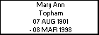 Mary Ann Topham