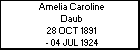 Amelia Caroline Daub