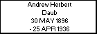 Andrew Herbert Daub