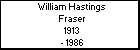 William Hastings Fraser