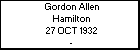 Gordon Allen Hamilton