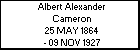 Albert Alexander Cameron