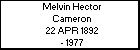 Melvin Hector Cameron