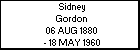 Sidney Gordon