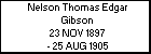 Nelson Thomas Edgar Gibson