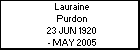 Lauraine Purdon