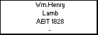 Wm.Henry Lamb
