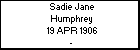 Sadie Jane Humphrey