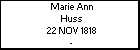 Marie Ann Huss