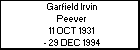 Garfield Irvin Peever