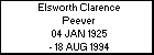 Elsworth Clarence Peever