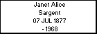 Janet Alice Sargent