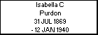 Isabella C Purdon