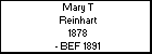 Mary T Reinhart