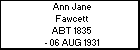Ann Jane Fawcett