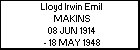 Lloyd Irwin Emil MAKINS