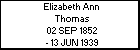 Elizabeth Ann Thomas