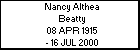 Nancy Althea Beatty