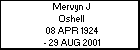 Mervyn J Oshell
