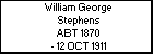 William George Stephens