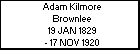 Adam Kilmore Brownlee