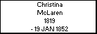 Christina McLaren