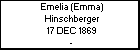 Emelia (Emma) Hinschberger