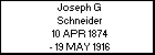 Joseph G Schneider