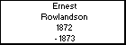 Ernest Rowlandson