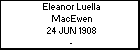 Eleanor Luella MacEwen
