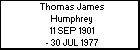 Thomas James Humphrey