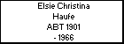 Elsie Christina Haufe