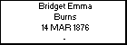 Bridget Emma Burns