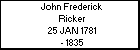John Frederick Ricker