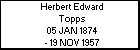 Herbert Edward Topps