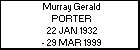Murray Gerald PORTER