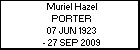 Muriel Hazel PORTER