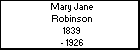 Mary Jane Robinson