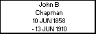 John B Chapman