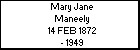 Mary Jane Maneely