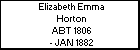 Elizabeth Emma Horton