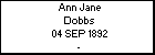 Ann Jane Dobbs