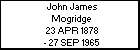 John James Mogridge