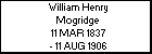 William Henry Mogridge