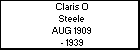 Claris O Steele