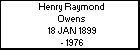 Henry Raymond Owens