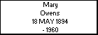 Mary Owens