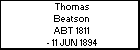 Thomas Beatson