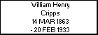 William Henry Cripps