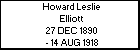 Howard Leslie Elliott